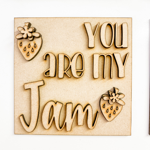 Fresh Strawberries Mini Signs