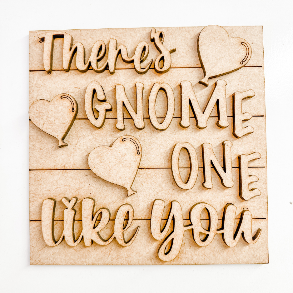 Love Gnomes Valentine's Mini Signs