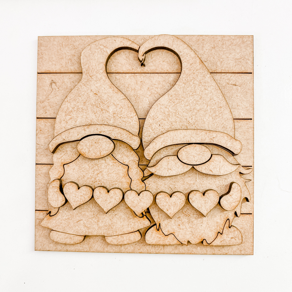 Love Gnomes Valentine's Mini Signs