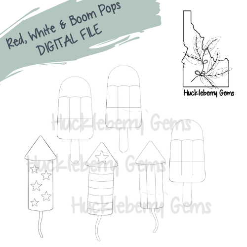 Red, White & Boom Pops Digital Download