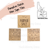 Pumpkin Patch Mini Signs
