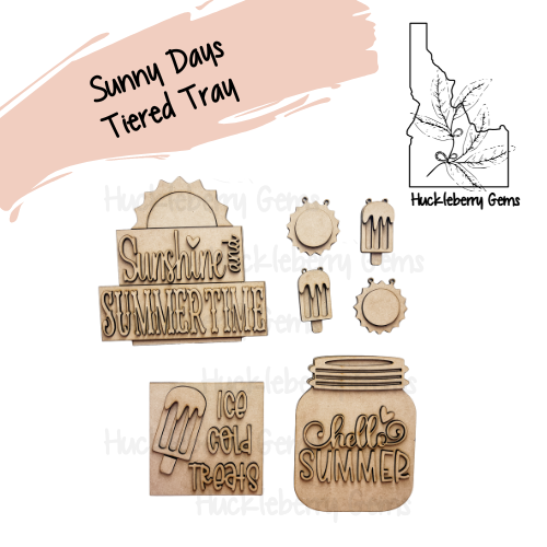 Sunny Days Tiered Tray