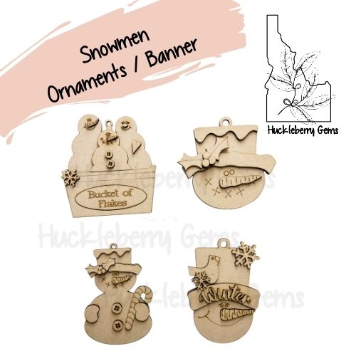Snowmen Ornaments / Banners