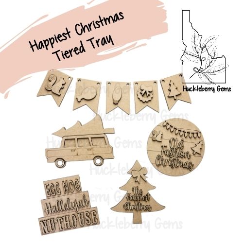 Happiest Christmas Tiered Tray Kit