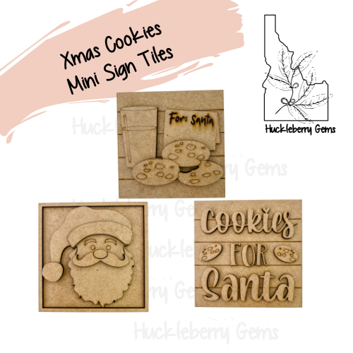 Xmas Cookies Mini Signs