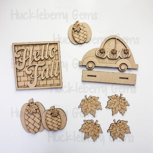 Hello Fall Tiered Tray Kit