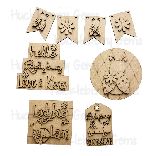 Ladybug Lane Tiered Tray