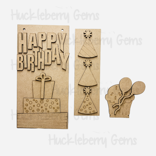 Birthday Bash Kit for Sign Post