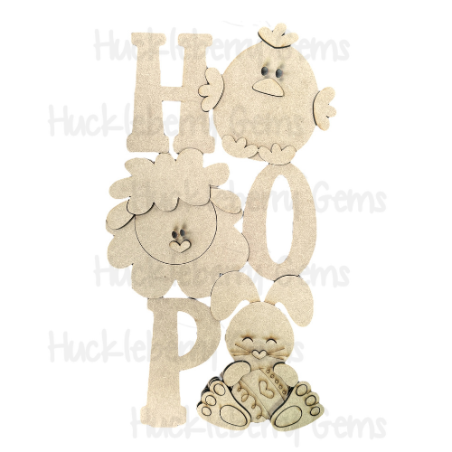 Easter Hop Crew Shelf Sitter