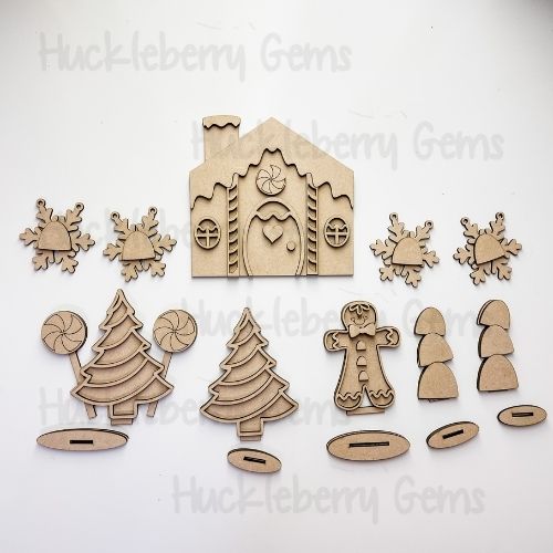 Gingerbread Village Tiered Tray Kit
