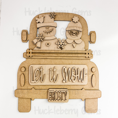 Let it Snow Interchangeable Truck Stand
