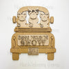 Dashing through the snow Interchangeable Truck Stand