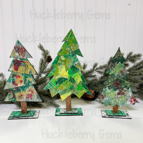 Jingle Mingle Mixed Media Trees