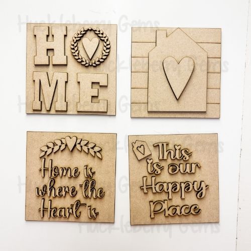Home is where the heart is  Mini Signs