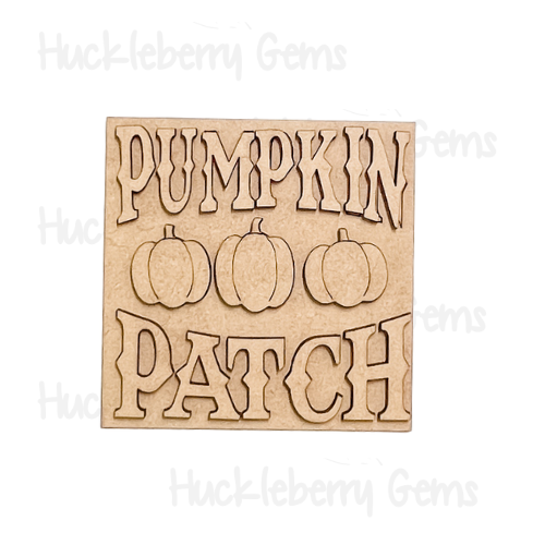 Pumpkin Patch Mini Signs