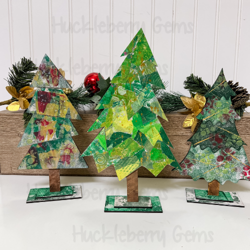 Jingle Mingle Mixed Media Trees