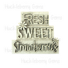 Fresh Sweet Strawberries Tiered Tray