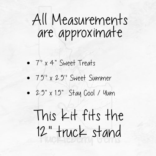 Sweet Summer Time Interchangeable Truck Stand