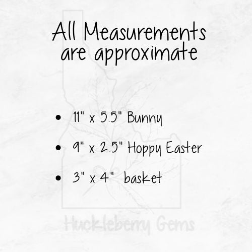 Hoppy Easter  Kit for Sign Post
