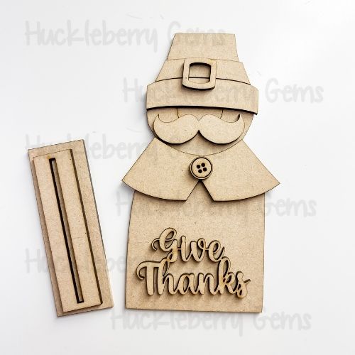 Give Thanks Pilgrim Set Tiered Tray Kit