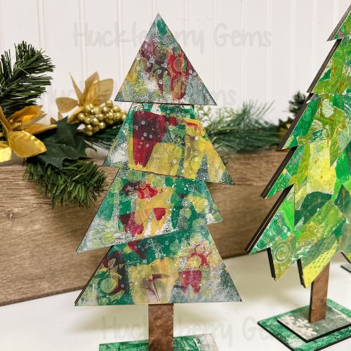 Jingle Mingle Mixed Media Trees