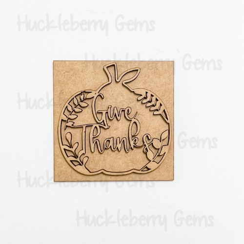 Give Thanks Mini Signs