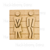 Bathroom Tiles Mini Signs