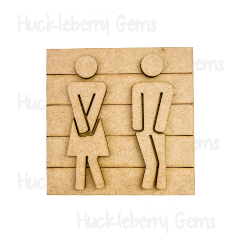 Bathroom Tiles Mini Signs