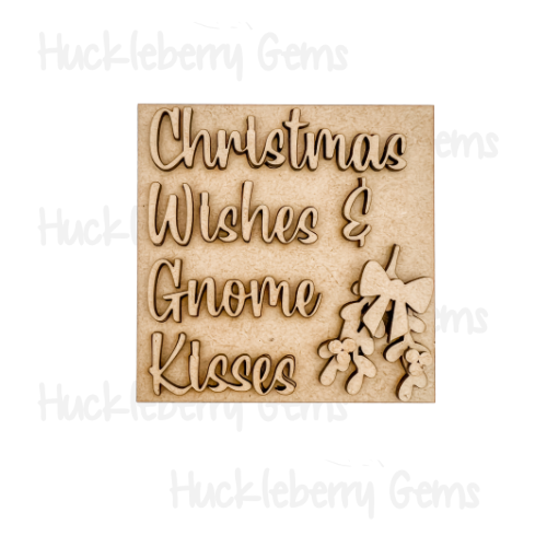 Holiday Gnomes Mini Signs