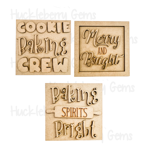 Baking Season Mini Signs
