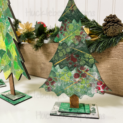 Jingle Mingle Mixed Media Trees
