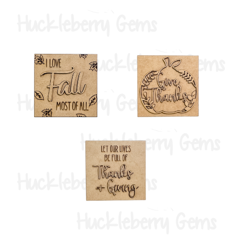 Give Thanks Mini Signs