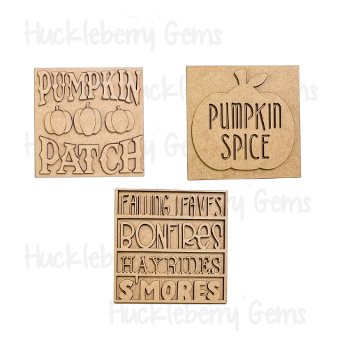 Pumpkin Patch Mini Signs