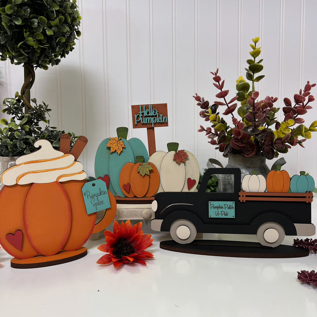 U-Pick Pumpkins Shelf Sitter