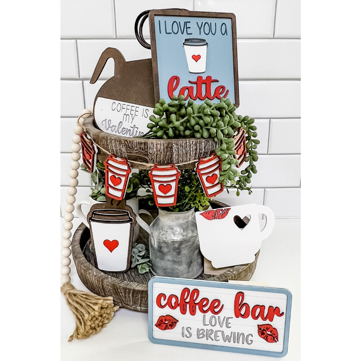Coffee Love Tiered Tray Kit