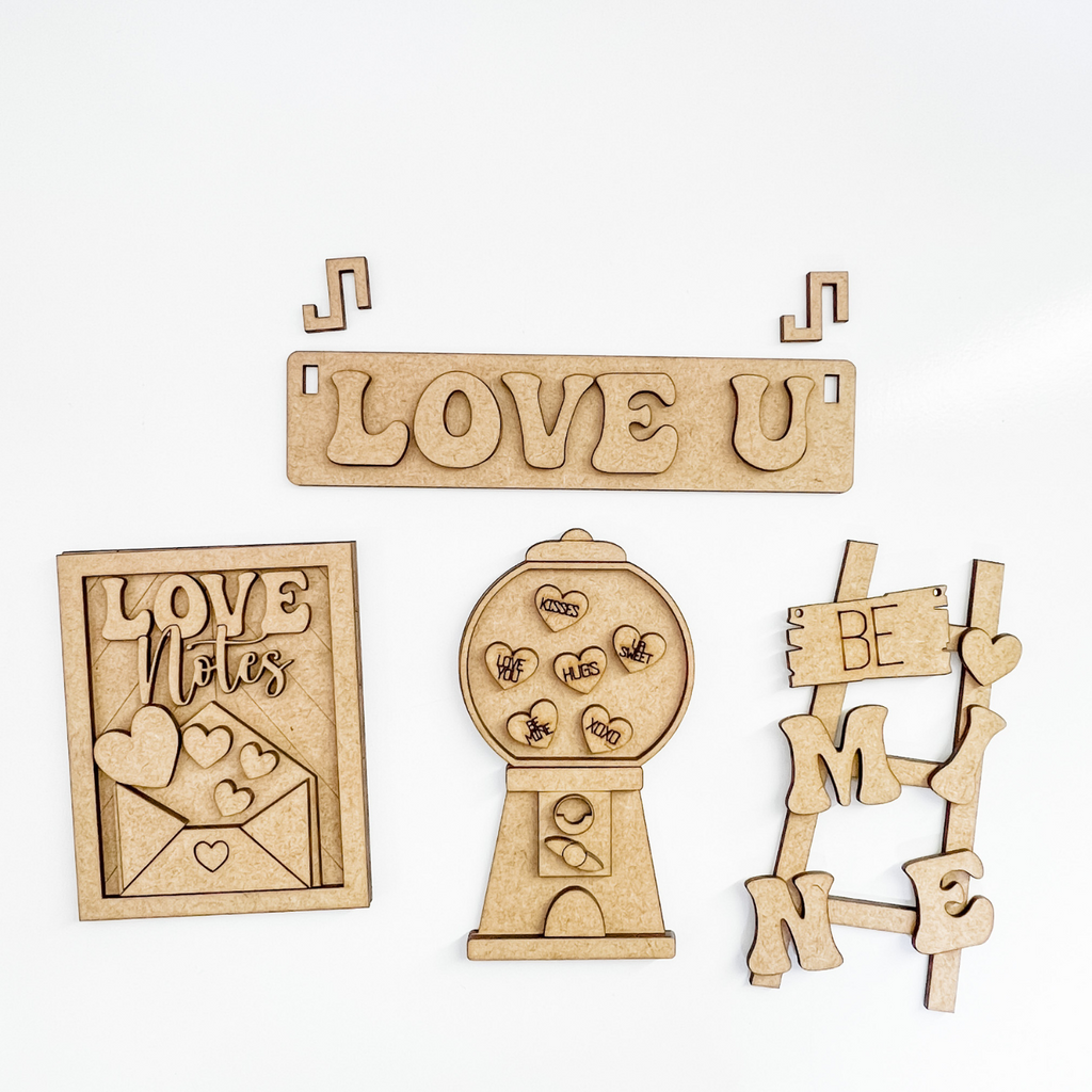 Love Notes Tiered Tray wagon DIY Kit