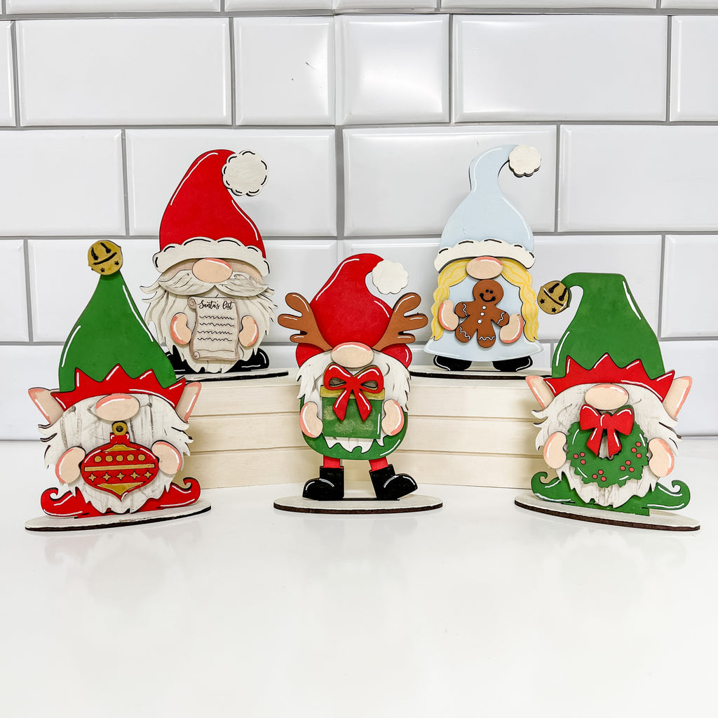 Christmas Standing Gnomes Kit