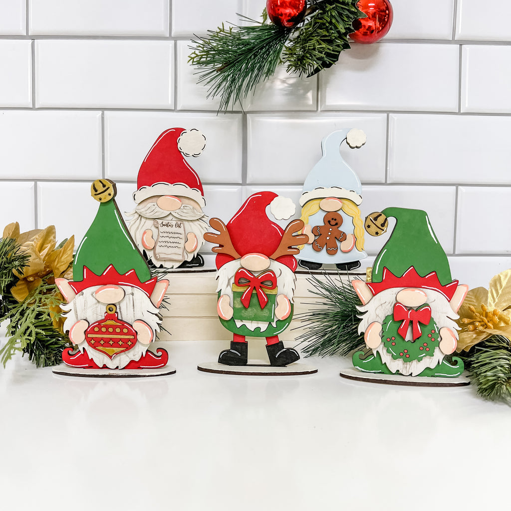 Christmas Standing Gnomes Kit
