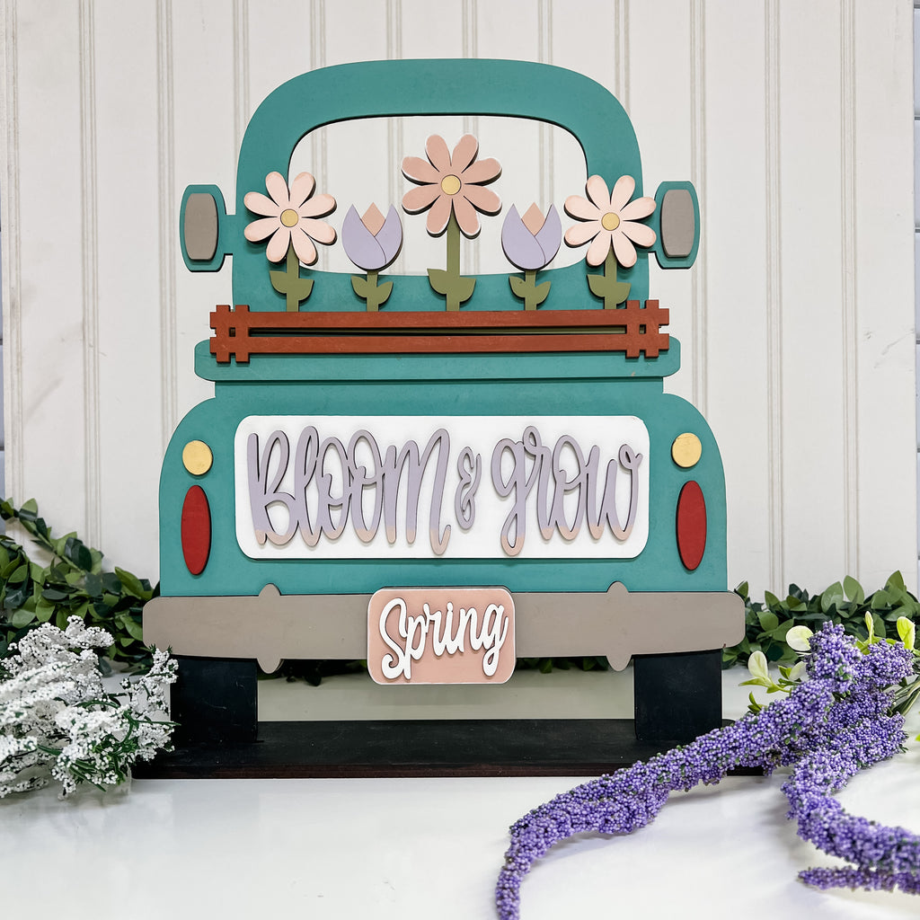 Spring Flowers Interchangeable Truck Stand